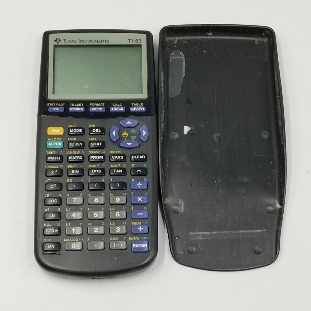 Texas Instruments Graphing Scientific Calculator TI-83 Plus Solar Powered Black